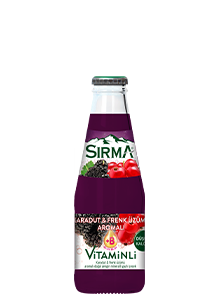 Sırma 0,20L B Vitaminli Karadut & Frenk Üzümü Aromalı Doğal Maden Suyu