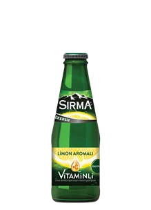 Sırma 0,20L C Vitaminli Limon Aromalı Şekersiz Doğal Maden Suyu